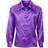 Widmann Satin 70's Disco Shirt Purple