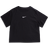 Nike Older Girl's Sportswear T-shirt - Black/White (DH5750-010)