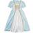 Den Goda Fen Kid's Princess Dress Velvet Light Blue