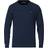 Morris Merino Cable O-Neck Sweater - Blue