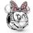Pandora Disney Minnie Mouse Pavé Bow Clip Charm - Silver/Pink