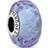Pandora Wavy Murano Glass Charm - Silver/Purple