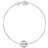 Tory Burch Miller Pavé Chain Bracelet - Silver/Transparent