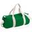 BagBase Plain Varsity Duffle Bag - Kelly Green/Off White