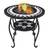 vidaXL Fire Pit with Mosaic Table