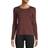 Casall Essential Mesh Detail Long Sleeve - Mahogany Red