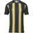 Uhlsport Stripe 2.0 Short Sleeve T-shirt Unisex - Black/Lime Yellow
