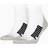 Puma Unisex Bwt Cushioned Quarter Socks 2-pack - White/Grey/Black