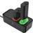 Deltaco Xbox Series S/X Dual Rechargeable Battery Packs Charging Station - Black
