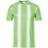 Uhlsport Stripe 2.0 Short Sleeve T-shirt Unisex - Fluo Green/White
