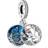 Pandora Disney Frozen Snow Olaf Double Dangle Charm - Silver/Multicolour