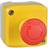 Schneider Electric Electric Yellow station 1 red mushroom head pushbutton ø40 turn to release 1no 2nc