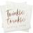 Ginger Ray Paper Napkins Twinkle Twinkle White/Rose Gold 16-pack