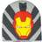 Cerda Hat with Applications Avengers Iron Man - Grey (2200005889)