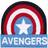 Cerda Hat with Applications Avengers Capitan America - Blue (2200007955)