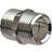 Uponor coupling plated g3/4mt euro-g3/4mt euro