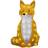 Konstsmide Acrylic Sitting Fox Jullampa 40cm