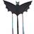 Invento enradig barns drake Bat 120 cm svart
