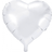 PartyDeco Foil Ballons Heart 61cm White