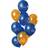 Folat Latexballonger Happy Birthday True Blue 12-pack