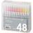 Zig Penselpennor Clean Color Real Brush 48 pennor