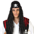 Th3 Party Pirate Wavy Hair Wig Brunette