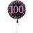 Amscan Rosa Glittrig 100-Års Heliumballong