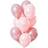 Folat Latexballonger Happy 80th Lush Blush 12-pack