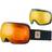 Cairn Gravity SPX3 Ski Goggles - Mat Black/Orange