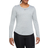 Nike Dri-FIT One Long-Sleeve Top Women - Particle Grey/Heather/Black