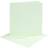 Creativ Company Kort och kuvert, ljusgrön, kortstl. 15,2x15,2 cm, kuvertstl. 16x16 cm, 210 g, 4 set/ 1 förp