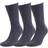 Amanda Christensen True Ankle Soft Top Sock 3-pack - Anthracite