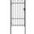 vidaXL Fence Gate Single Door with Arched Top 100x225cm
