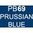 Touch Twin Brush Marker styckvis PB69 Prussian Blue