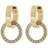 Edblad Eternal Orbit Earrings - Gold/Transparent