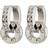 Edblad Ida Orbit Earrings - Silver/Transparent