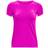 Under Armour HeatGear Armour Short Sleeve T-shirt Women - Meteor Pink/Metallic Silver