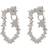 Lily and Rose Capella Hoops Earrings - Silver/Transparent