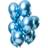 Folat Latex Balloons Mirror Effect Blue 12-pack
