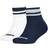 Puma Quarter Socks 2-pack - Blue/White