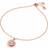 Michael Kors Premium Double Circle Logo Toggle Bracelet - Rose Gold/Transparent