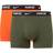 Nike E-Day Cotton Stretch Boxer Shorts 2-pack - Orange/Khaki