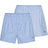 Hugo Boss Cotton Poplin Pyjama Shorts 2-pack - Light Blue