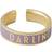 Design Letters Word Candy Ring - Gold/Purple