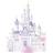 RoomMates Disney Princess Castle Giant Wall Decal with Glitter
