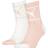 Puma Comfort Crew Sock 2-pack - Pink/White