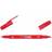 Tombow TwinTone Marker 0.3/0.8mm Red