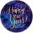 Amscan Happy New Year Midnight Papptallrikar
