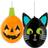 Amscan DIY Halloween Ballonger Katt & Pumpa