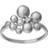 ByBiehl Pebbles Ring - Silver/Transparent